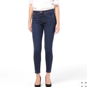 J  Crew Toothpick Skinny Jeans Dark Wash T-Ankle length size 26